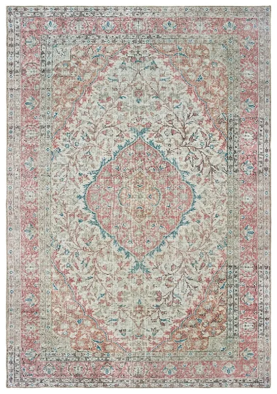 cleaning juice stains from carpet-Sofia 85812 Ivory Pink Rug