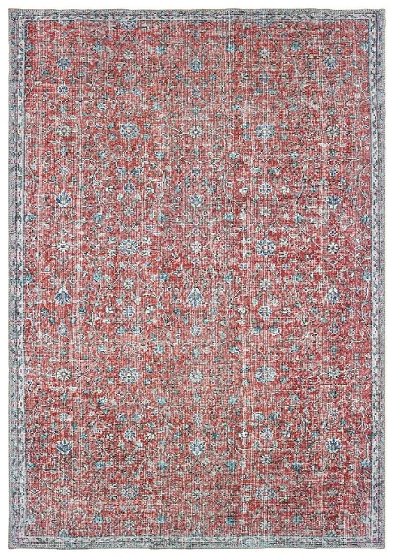 best carpet deodorizer powder-Sofia 85813 Red Blue Rug