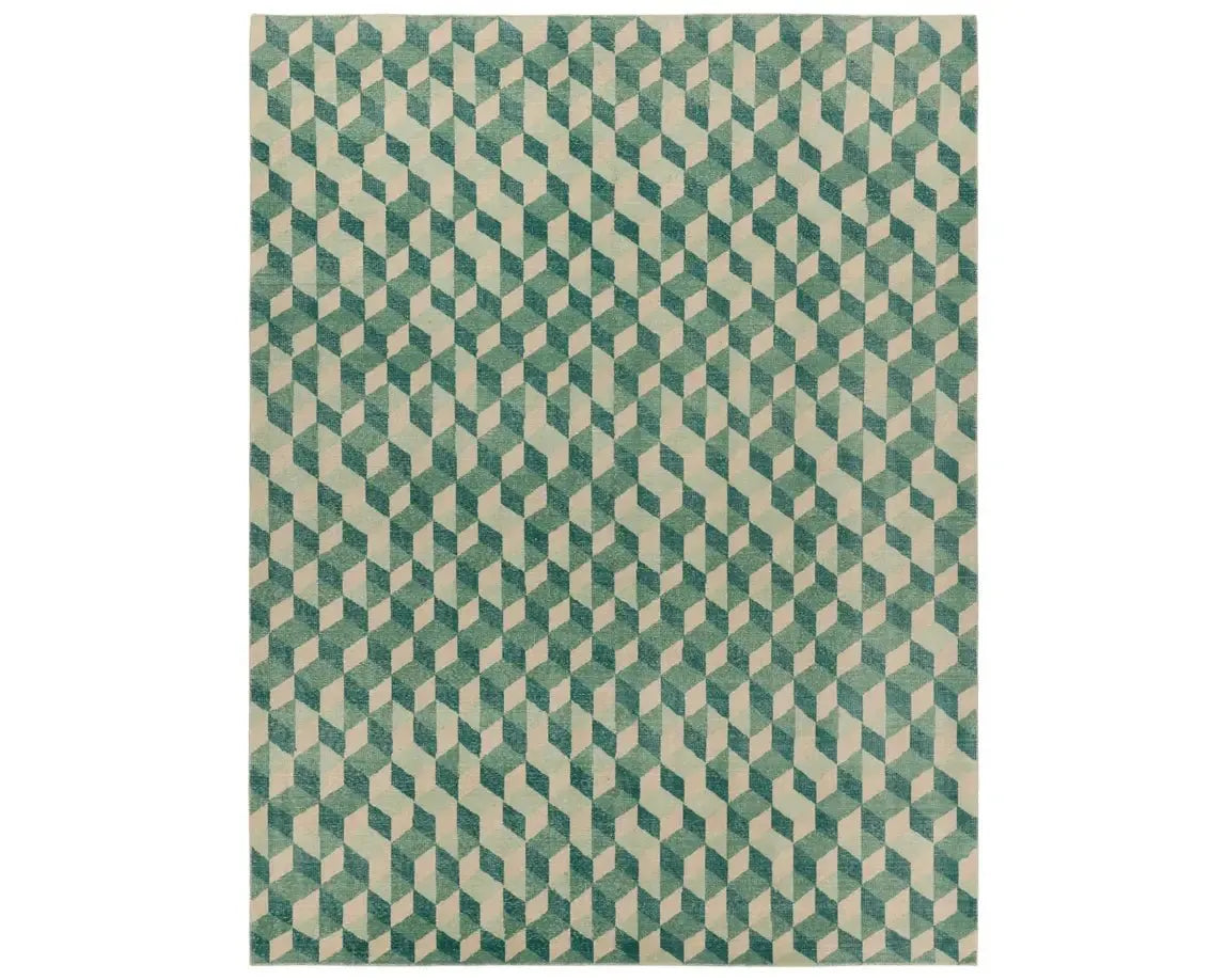 how to clean seagrass carpet-Tessera TSS04 Green/Cream Rug