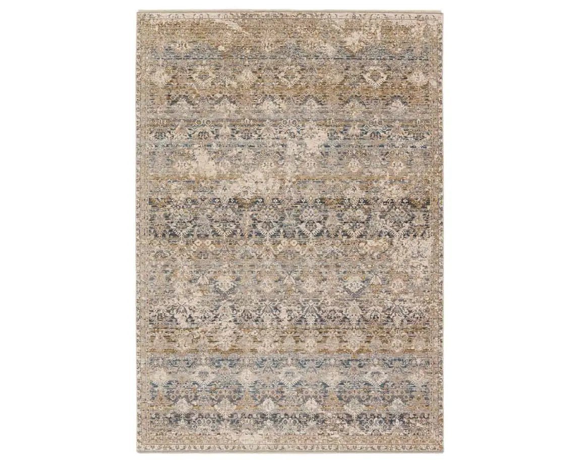 carpet shampooing near me-Valentia VLN22 Blue/Gold Rug