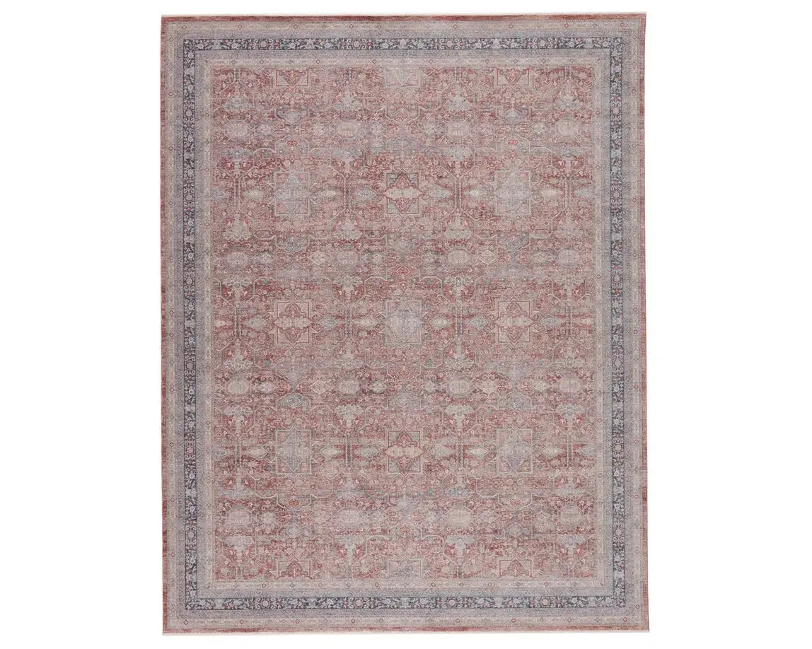 best carpet for home decor-Winsome WNO04 Red/Blue Rug