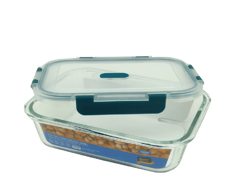 Best tools for celery prep-BS40472, Baker's Secret - 1040ML Glass Food Storage Container w/Lid