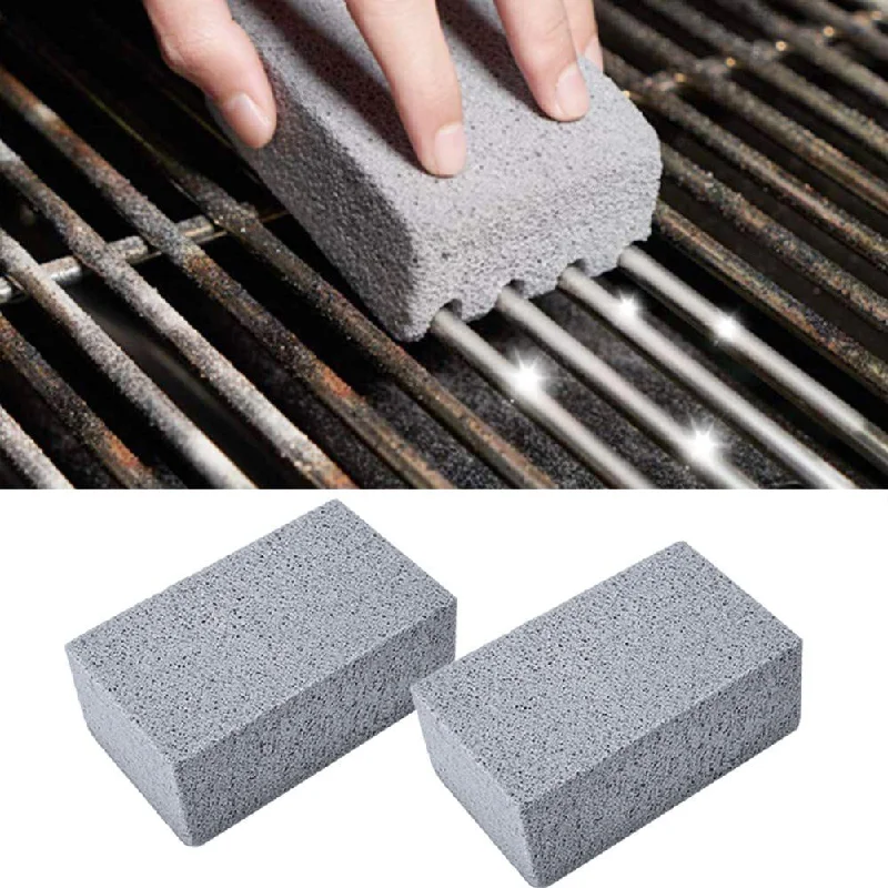 Top slicers for avocados-2pcs BBQ Grill Cleaning Brick Block