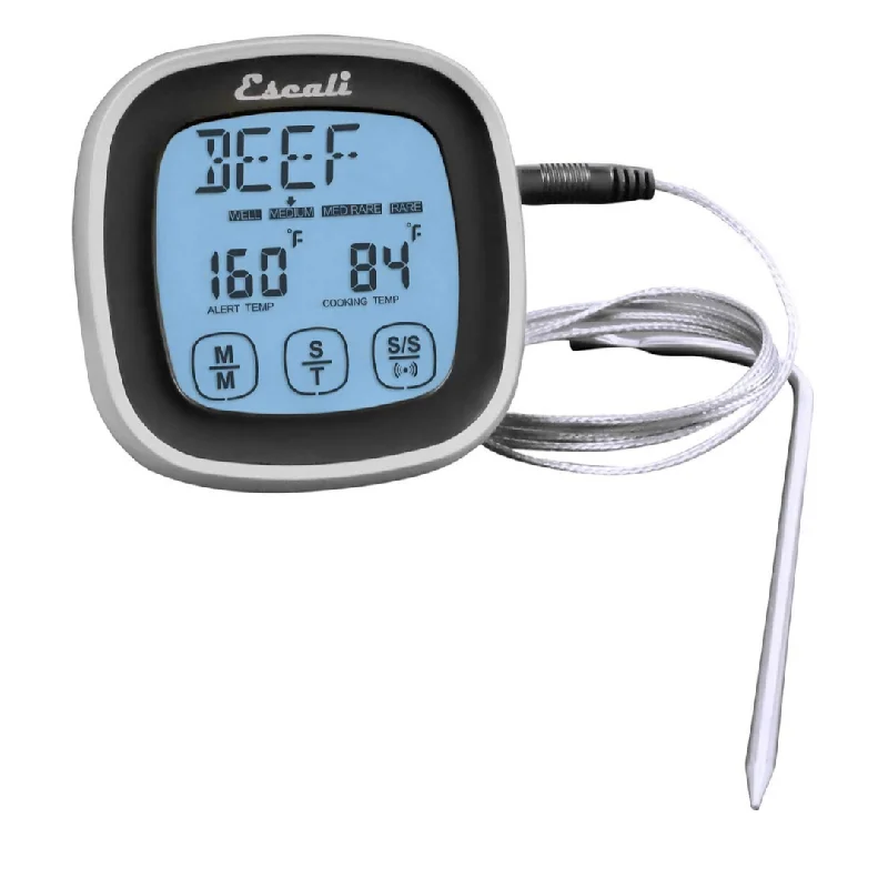 Budget tongs for cooking-Escali Touch Screen Probe Thermometer