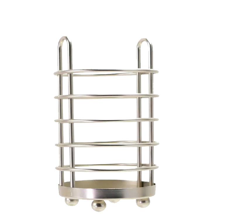 Best tools for pasta cooking-Euro Home Deluxe Cutlery Caddy Satin Nickel