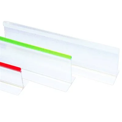 Tools for speedy cooking-Nella Divider with Red Beading, Clear, 5" x 30"