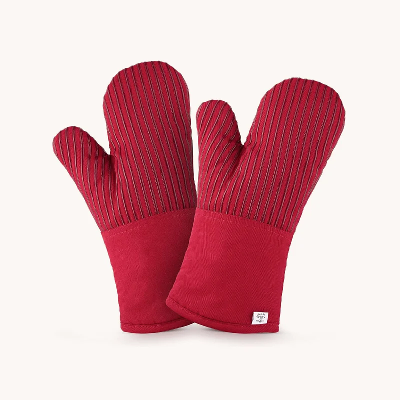 Gadgets for basic lunches-Professional Heat-Resistant Oven Mitts