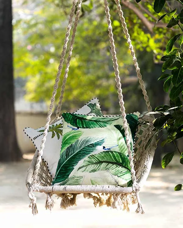 How to protect cushions outdoors-Banana Leaf Cushion Cover