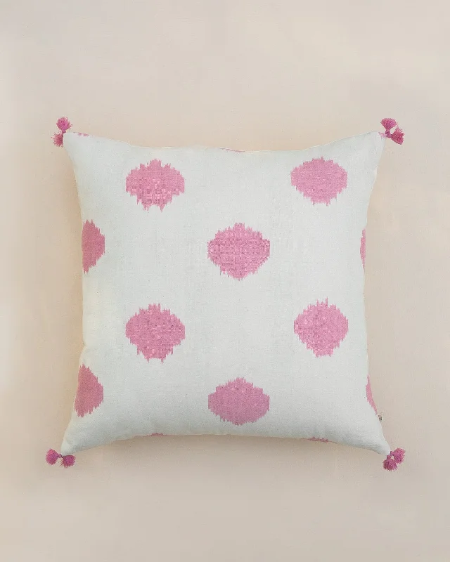 Top cushion patterns for kids-Ikat Dot Cushion Cover