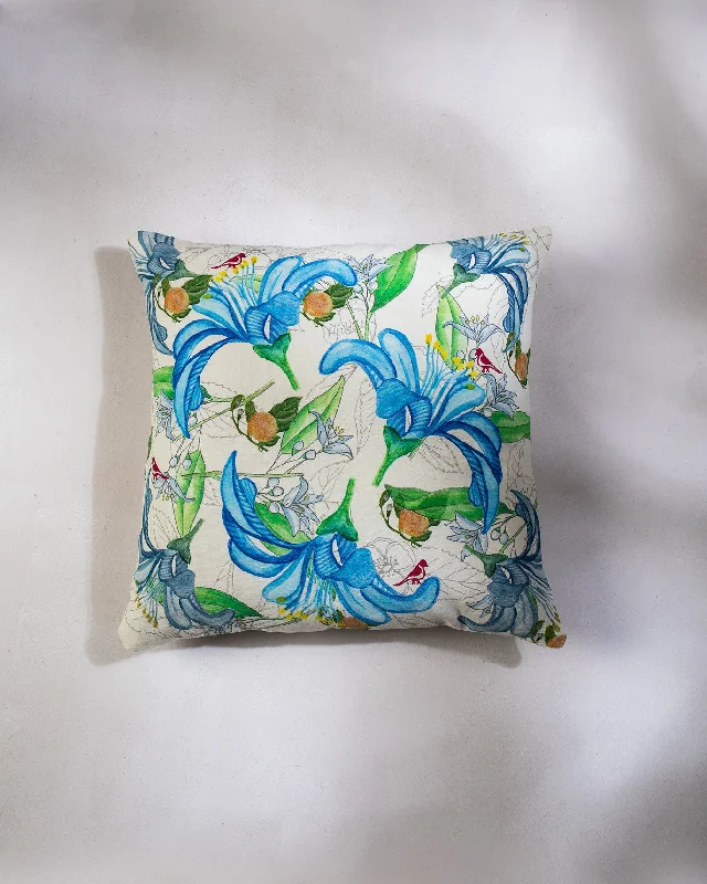 How to choose cushion designs-Jambu Cushion Cover - Blue