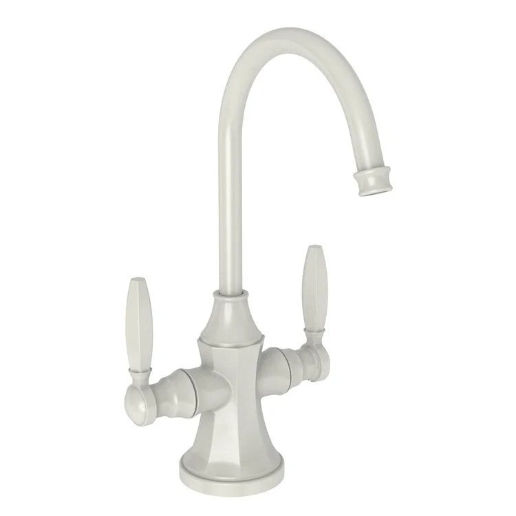 kitchen faucet big brand-kitchen faucet big brand-Water Dispenser Metropole Hot and Cold 2 Lever Gooseneck Antique Nickel