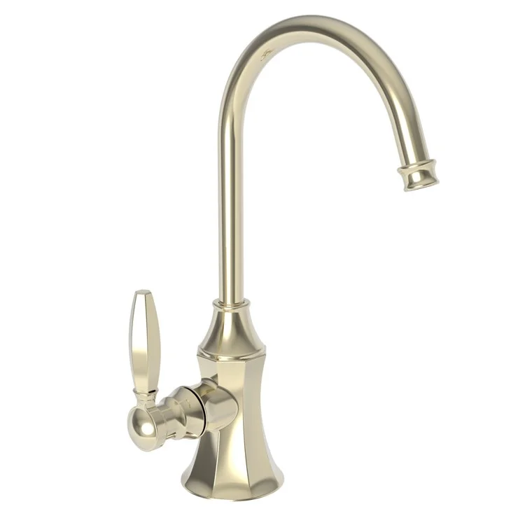 kitchen faucet cozy vibe-kitchen faucet cozy vibe-Hot Water Dispenser Metropole 1 Lever Gooseneck French Gold PVD