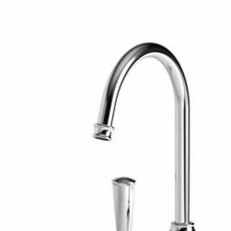 kitchen faucet fast arrival-kitchen faucet fast arrival-Hot Water Dispenser Jacobean 1 Lever Gooseneck Midnight Chrome