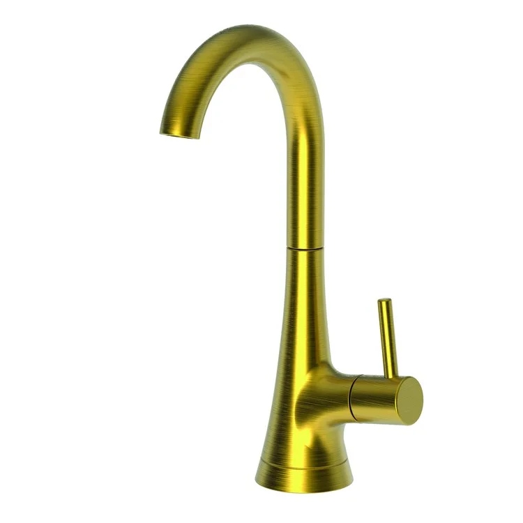 kitchen faucet corrosion-free-kitchen faucet corrosion-free-Cold Water Dispenser Vespera 1 Lever ADA Arc Satin Gold PVD