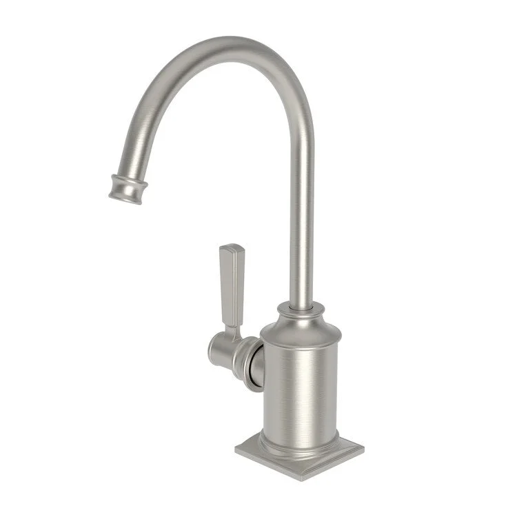 kitchen faucet polished vibe-kitchen faucet polished vibe-Hot Water Dispenser Adams 1 Lever Gooseneck Satin Nickel PVD