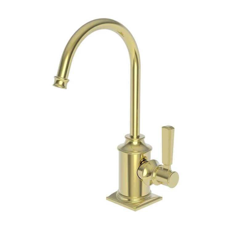 kitchen faucet snap vibe-kitchen faucet snap vibe-Cold Water Dispenser Adams 1 Lever ADA Gooseneck Forever Brass PVD