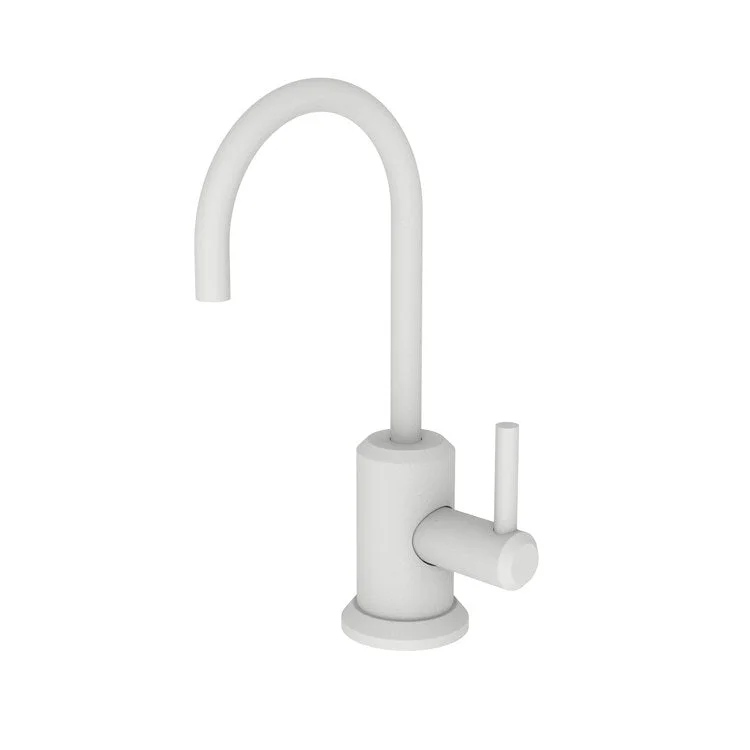 kitchen faucet small fit-kitchen faucet small fit-Cold Water Dispenser Jeter 1 Lever ADA Gooseneck Matte White