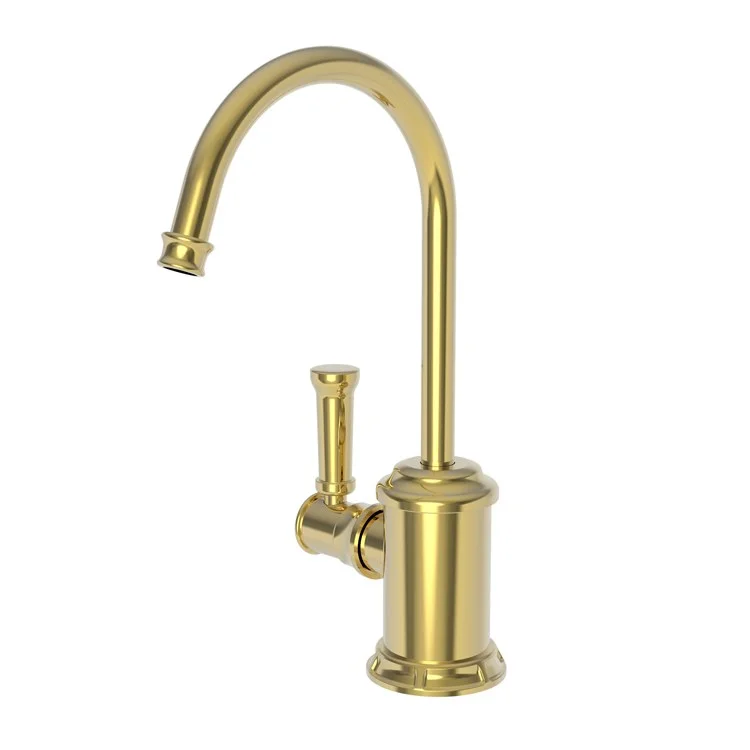 kitchen faucet new features-kitchen faucet new features-Hot Water Dispenser Gavin 1 Lever Gooseneck Polished Gold PVD