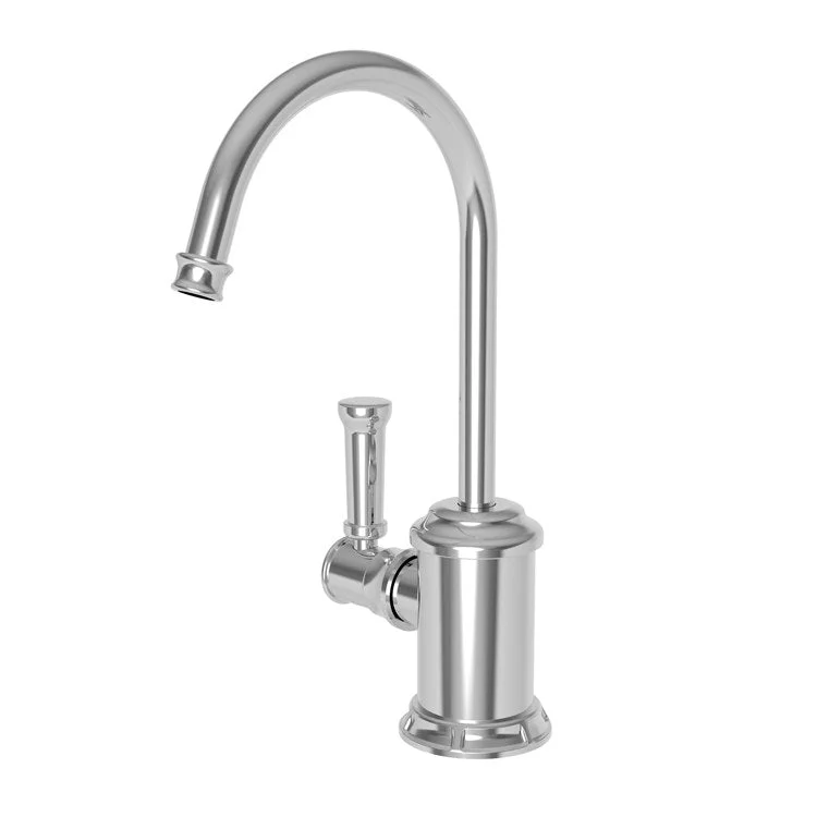 kitchen faucet light care-kitchen faucet light care-Hot Water Dispenser Gavin 1 Lever Gooseneck Midnight Chrome