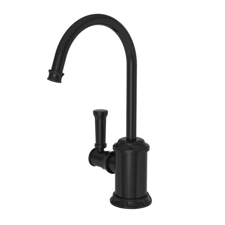 kitchen faucet pure stream-kitchen faucet pure stream-Hot Water Dispenser Gavin 1 Lever Gooseneck Gloss Black