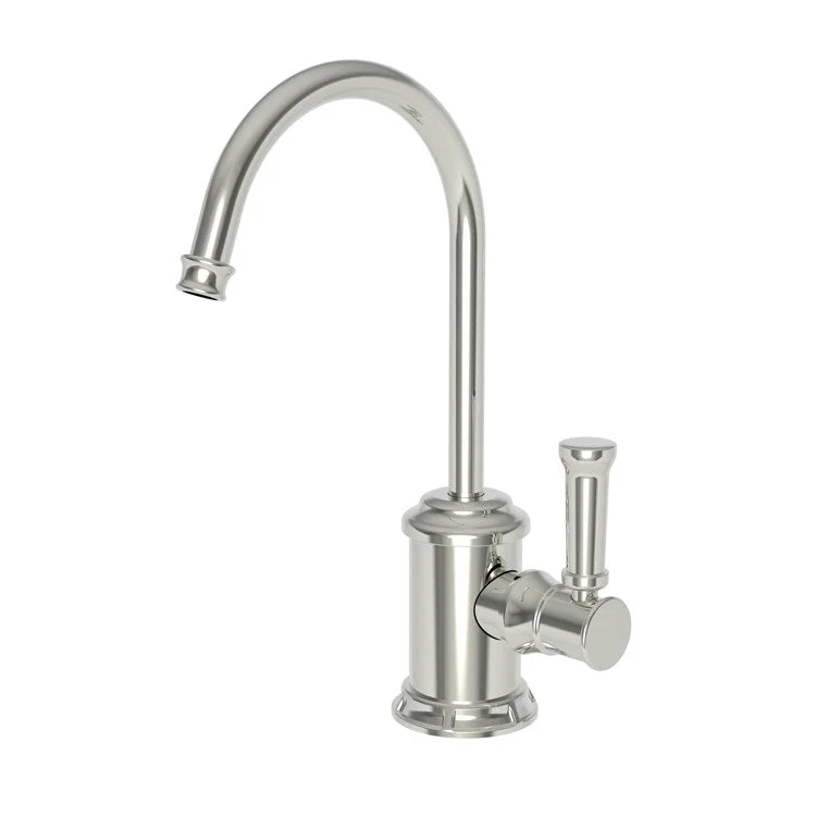 kitchen faucet fine vibe-kitchen faucet fine vibe-Cold Water Dispenser Gavin 1 Lever ADA Gooseneck Antique Brass