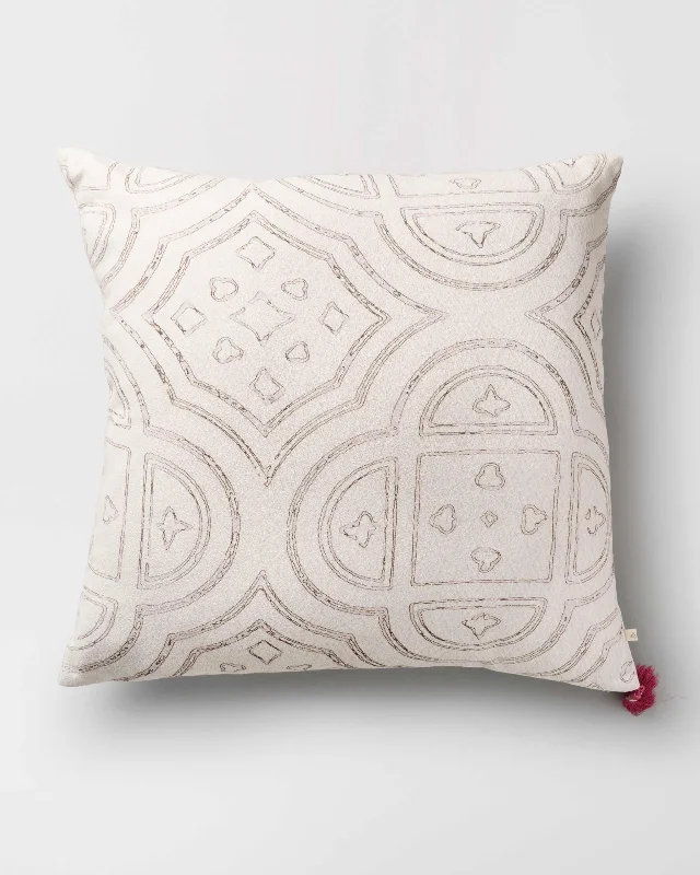 How to buy cushions online-Octa Cushion Cover - Ivory