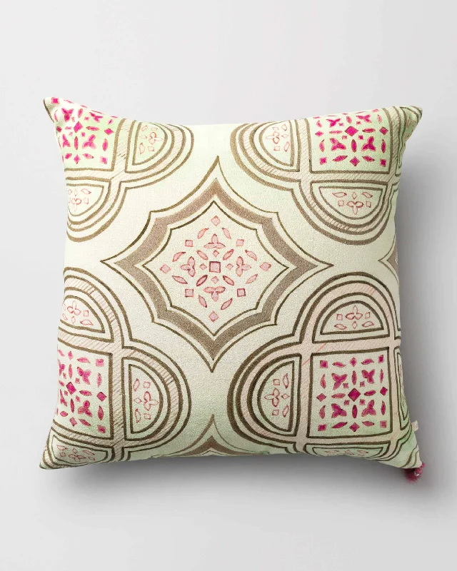 How to make cushion piping-Octa Cushion Cover - Jade