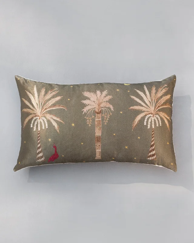 How to sew cushion linings-Palm Tree Cushion Cover