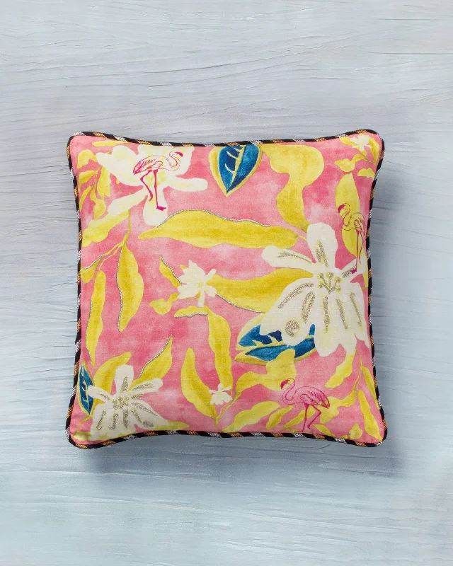 How to sew cushion seams-Seagrass Cushion Cover - Pink