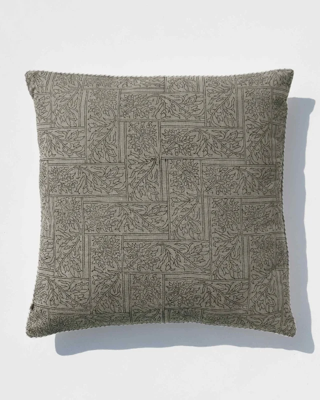 How to choose cushion thickness-Spice Maze Cushion Cover - Grey