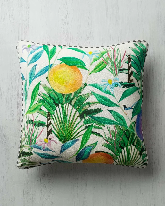 Best supportive cushions for sitting-Trinco Rainforest Cushion Cover