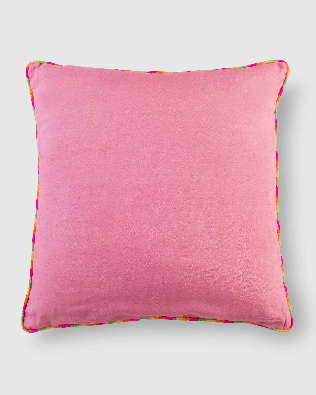 Best coccyx cushions for sitting-Tussar Cushion Cover - Blush