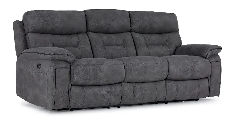 sofa-with-hidden-durability-Dawson Power Reclining Sofa - Graphite