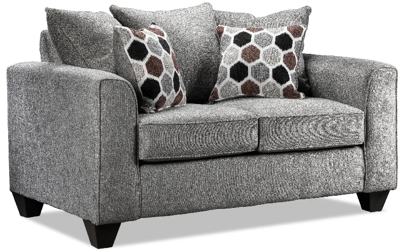 pull-out-sofa-with-luxury-style-Elio Loveseat - Platinum