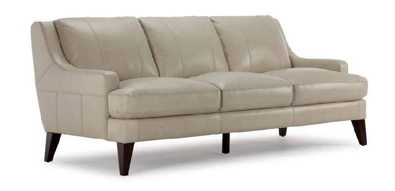 value-sofa-for-big-cost-Gerald Leather Sofa - Ivory