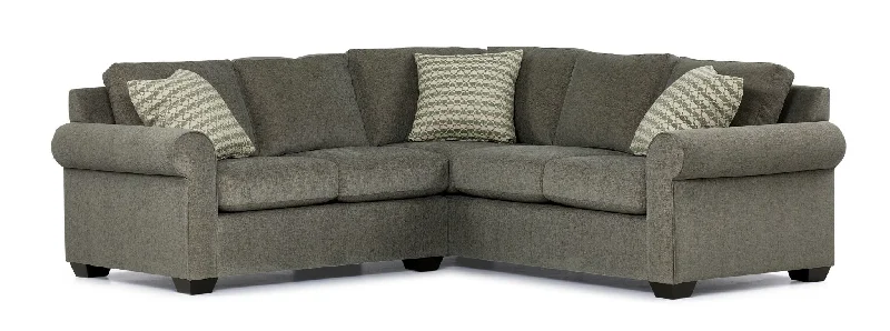 sustainable-sofa-for-big-family-Jayden 2-Piece Sectional with Left-Facing Loveseat - Dark Grey