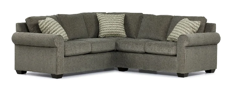 cushy-sofa-for-modern-family-Jayden 2-Piece Sectional with Right-Facing Loveseat - Dark Grey