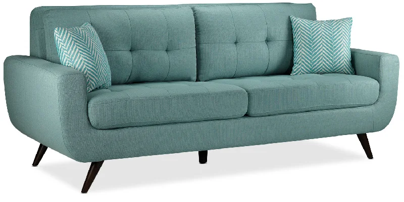 plush-leather-durability-Julian Sofa - Teal