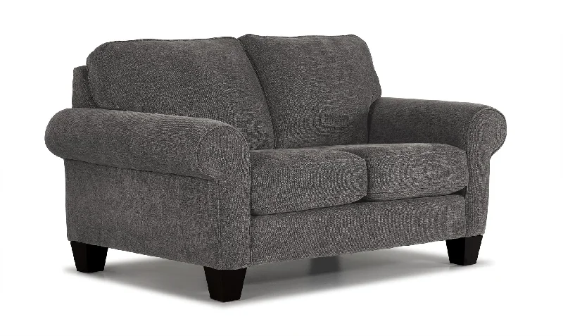 trendy-sofa-for-open-family-Noche Loveseat - Grey