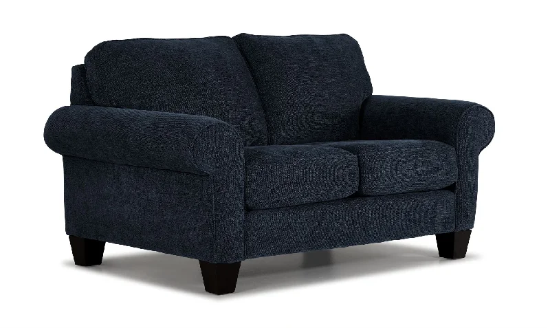 sofa-with-hidden-comfort-Noche Loveseat - Navy