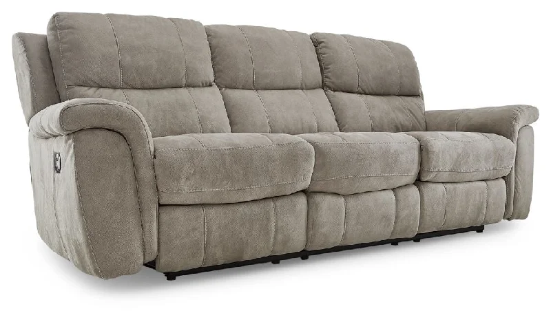 sofa-for-open-shared-space-Roarke Reclining Sofa - Silver Grey