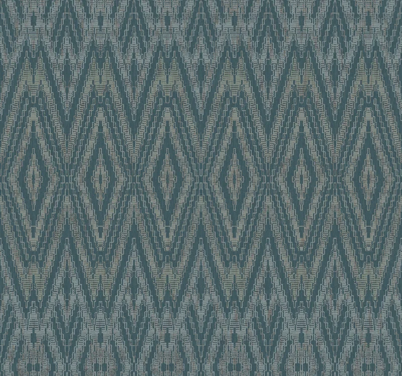 Diamond Marquise Wallpaper in Tropicana