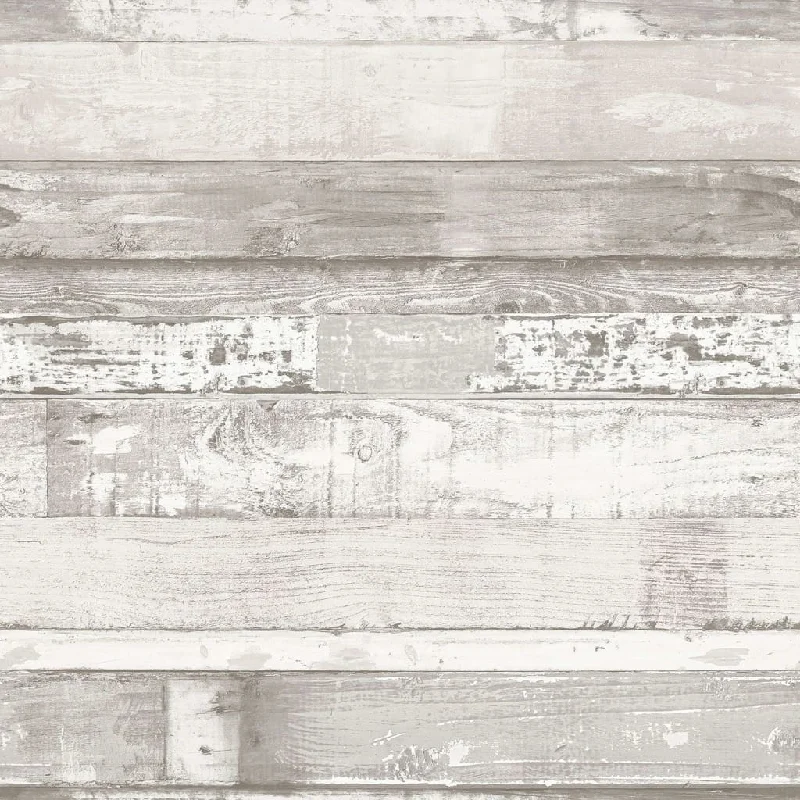 Noordwand Homestyle Wallpaper Wood Off-white and Grey