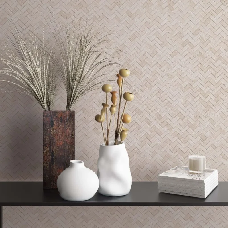 Noordwand Wallpaper Botanica Rattan Wickerwork Beige