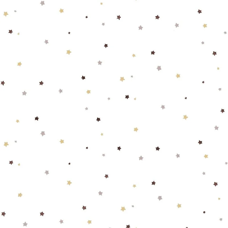 Noordwand Wallpaper Mondo baby Little Stars Beige and White