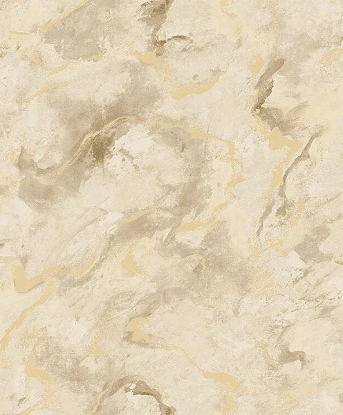 Silenus Gold Marbled Wallpaper from Lumina Collection