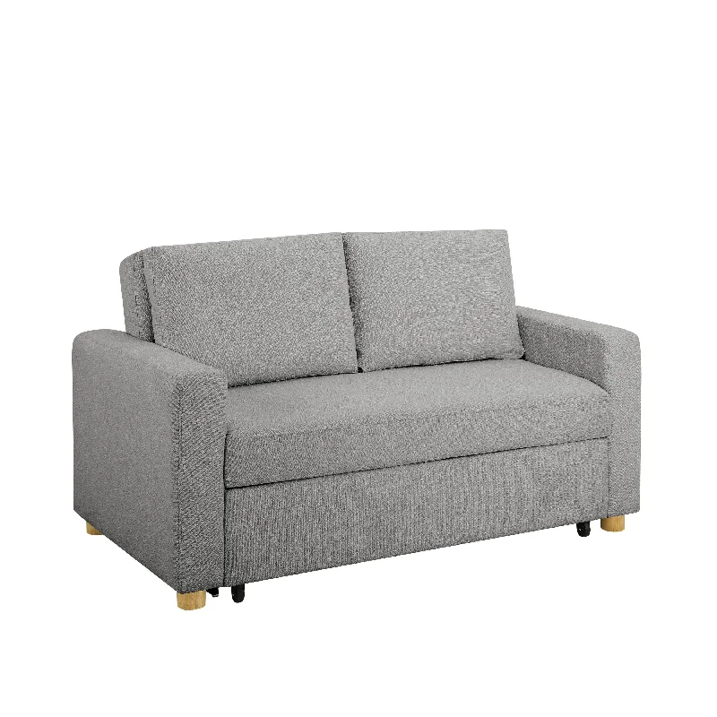 spacious-sofa-for-big-family-Serta Trenton Convertible Loveseat