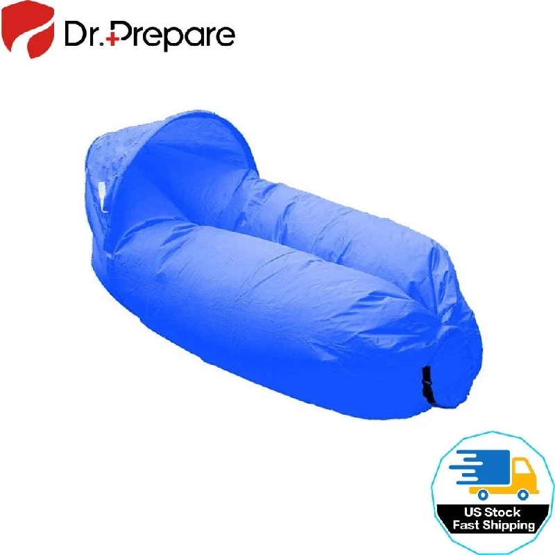 sleek-sofa-for-minimalist-Inflatable Lounger Sofa Waterproof Portable Air with Detachable Sunshade Beach