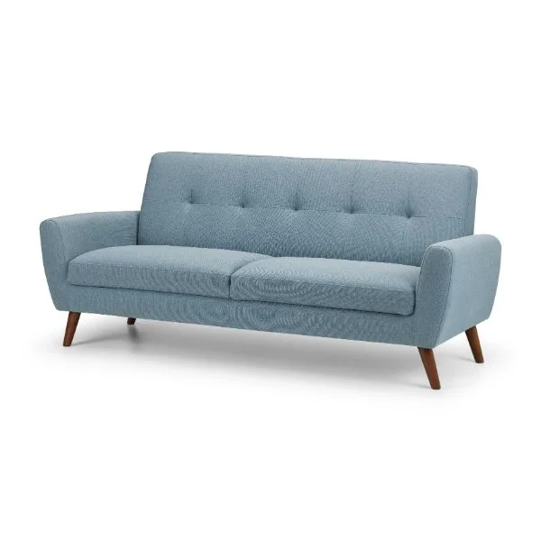 cushioned-sofa-for-extra-comfort-Monza Sofa 3 Seater Compact 1.9m Retro Blue