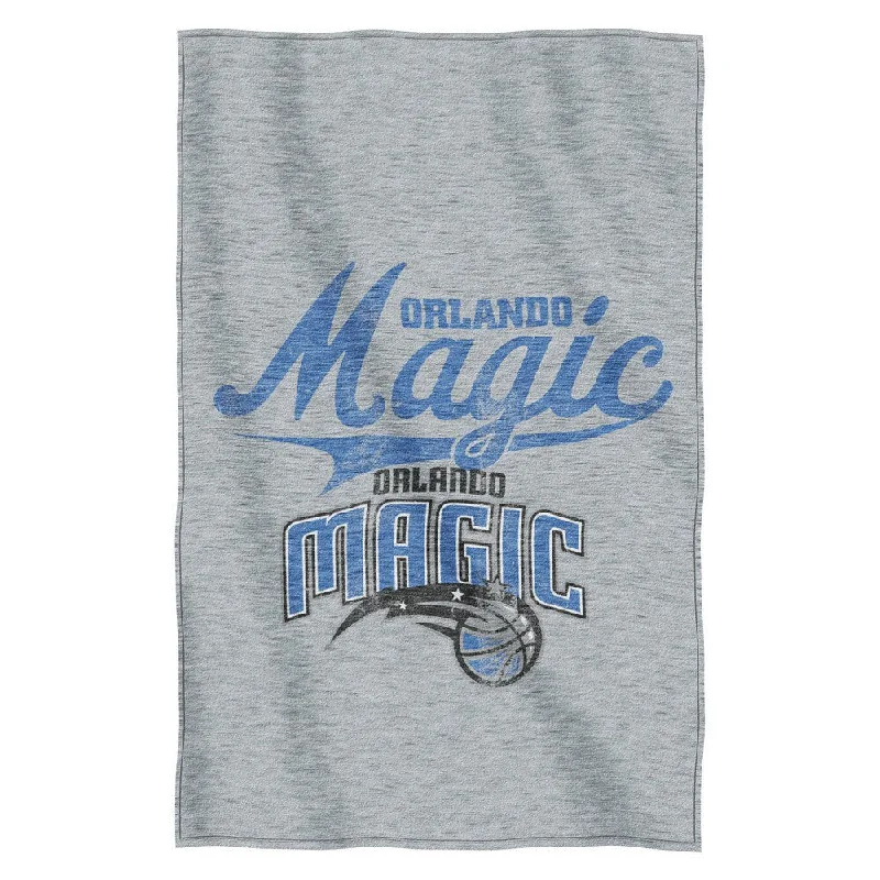 stylish blue throw blanket-NBA 100 Magic Sweatshirt Throw